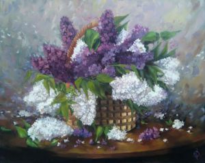 Voir le détail de cette oeuvre: Bouquet de Lilas